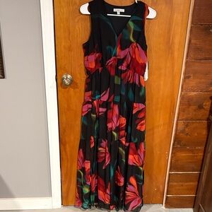 Vibrant Floral Maxi Dress
